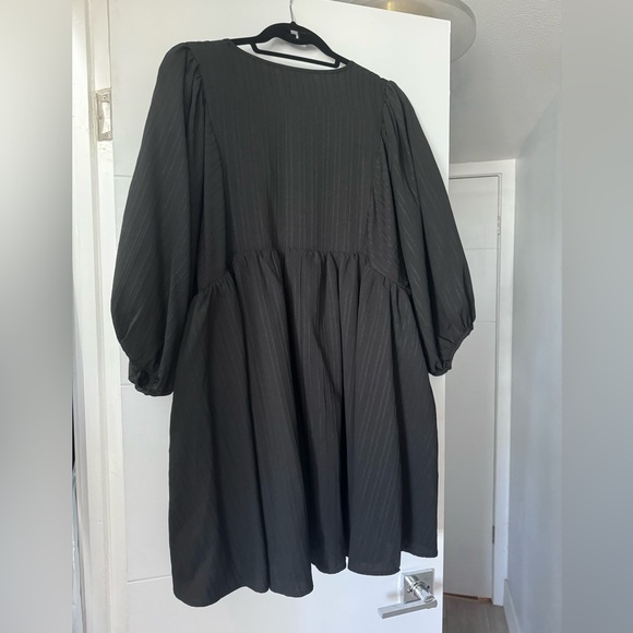 NWOT - Black Babydoll Maternity Dress - Picture 2 of 3